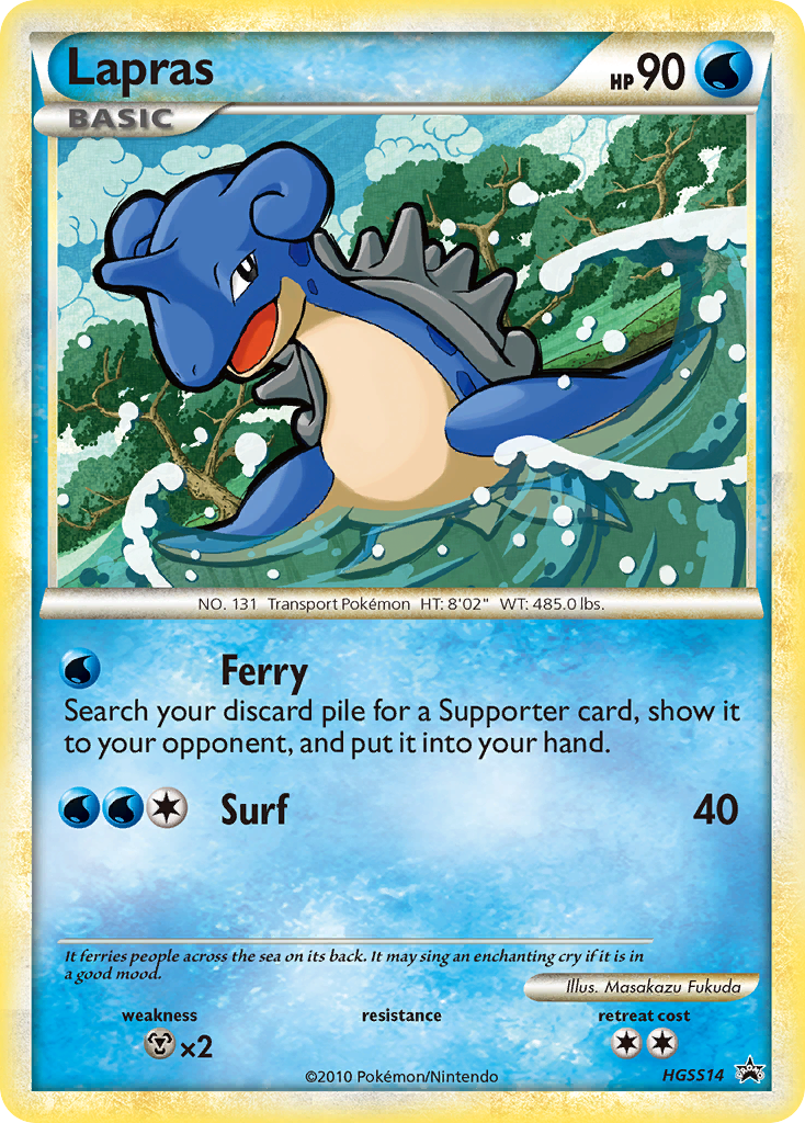 Lapras – HGSS Black Star Promos HGSS14 Pokémon card