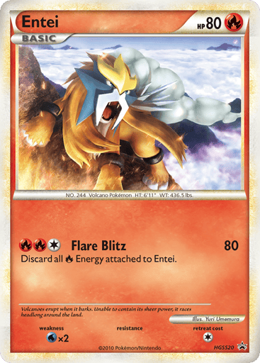 Entei - HGSS Black Star Promos HGSS20