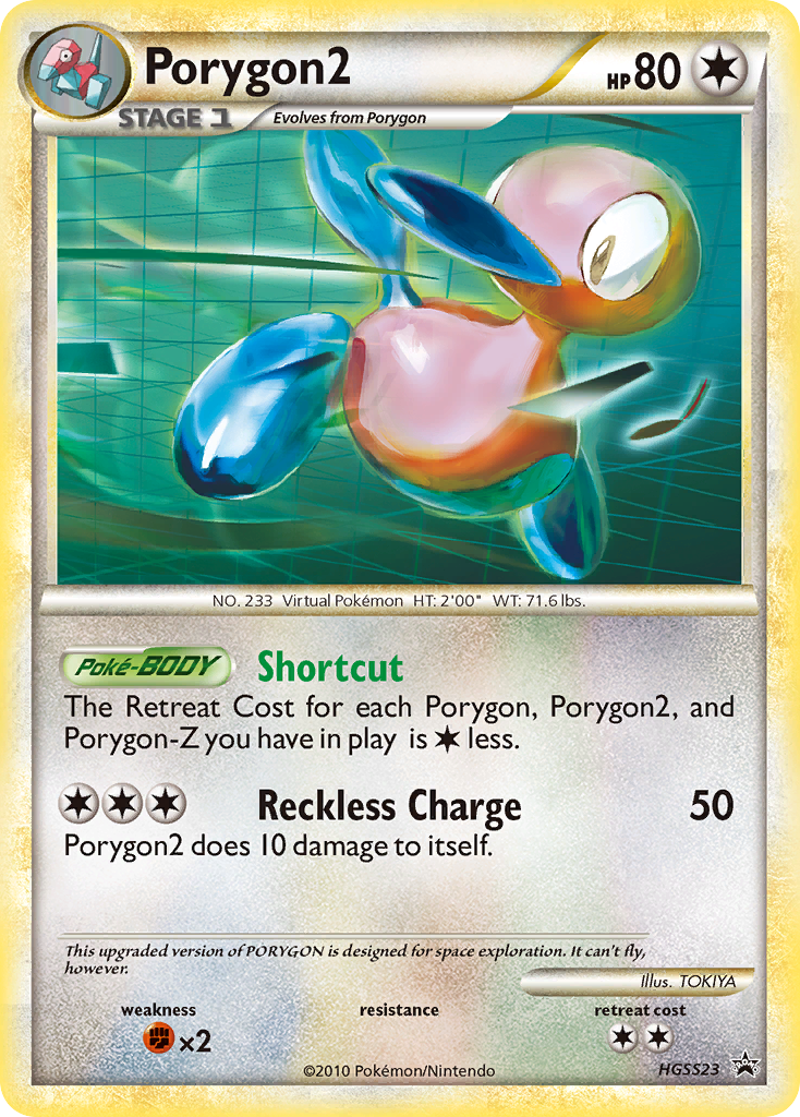 Porygon2 – HGSS Black Star Promos HGSS23 Pokémon card