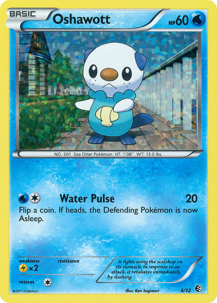 Oshawott – McDonald's Collection 2011 4/12 Pokémon card