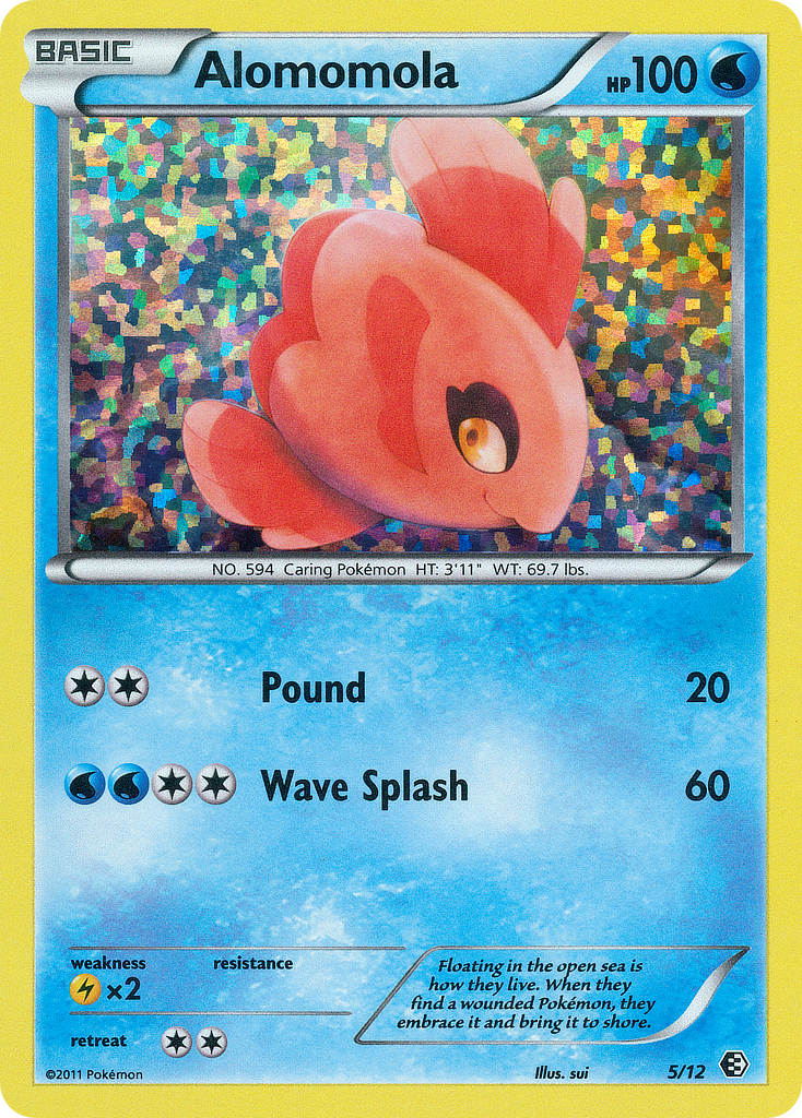 Alomomola – McDonald's Collection 2011 5/12 Pokémon card