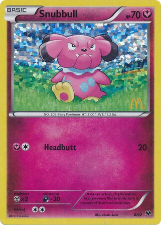 Snubbull - McDonald's Collection 2014 8