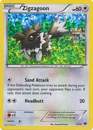 Zigzagoon – McDonald's Collection 2015 11/12 Pokémon card