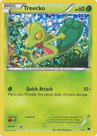 Treecko – McDonald's Collection 2015 1/12 Pokémon card