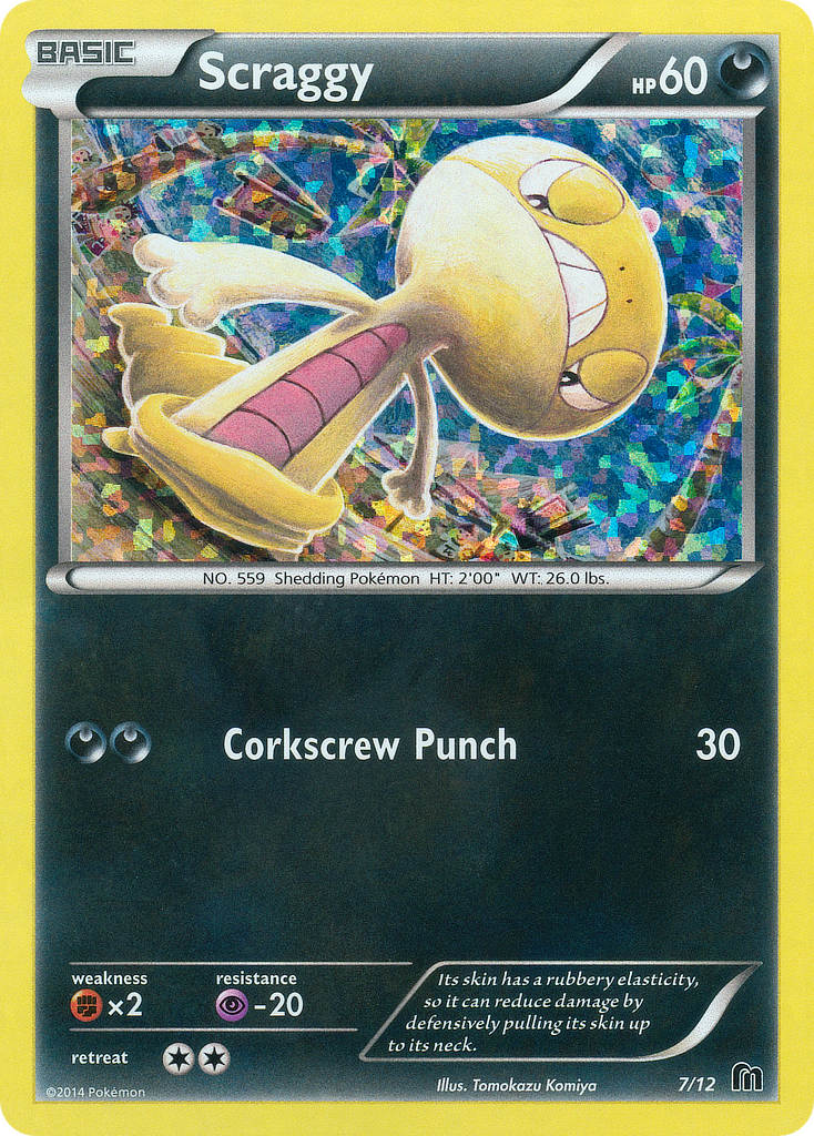 Scraggy – McDonald's Collection 2016 7/12 Pokémon card
