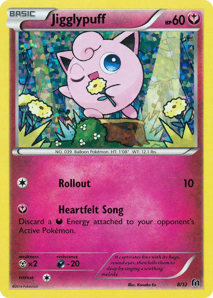 Jigglypuff – McDonald's Collection 2016 8/12 Pokémon card