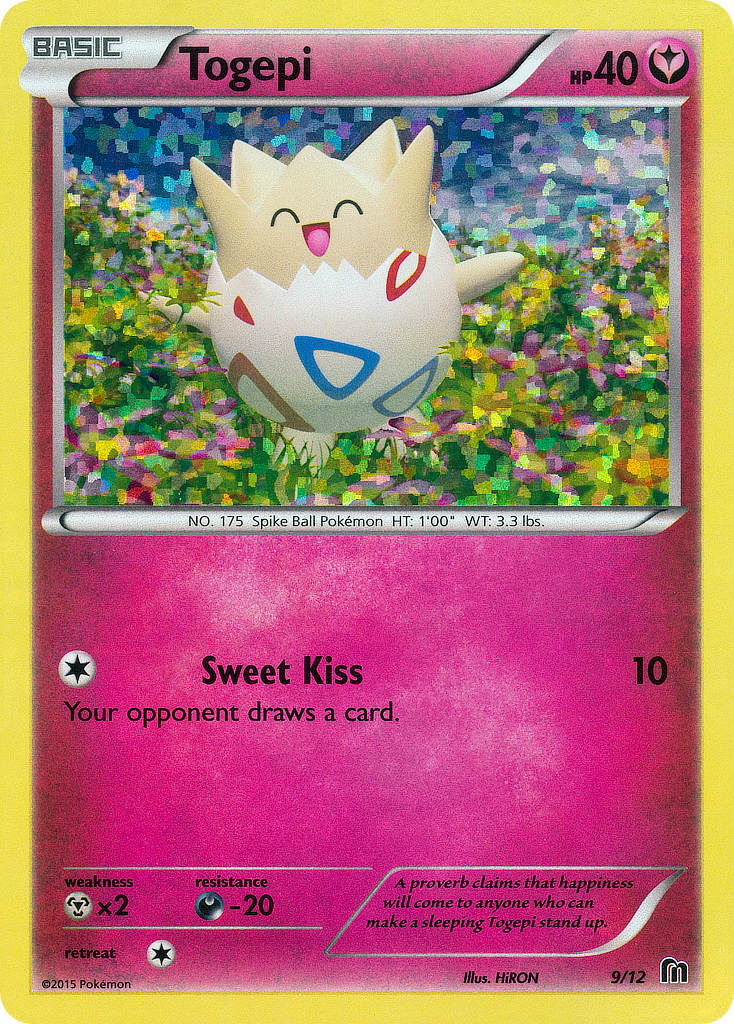 Togepi – McDonald's Collection 2016 9/12 Pokémon card