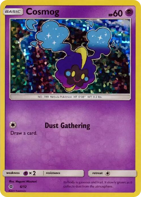 Cosmog – McDonald's Collection 2017 6/12 Pokémon card