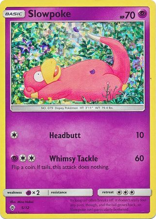 Slowpoke – McDonald's Collection 2018 5/12 Pokémon card