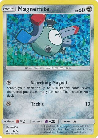 Magnemite – McDonald's Collection 2018 8/12 Pokémon card