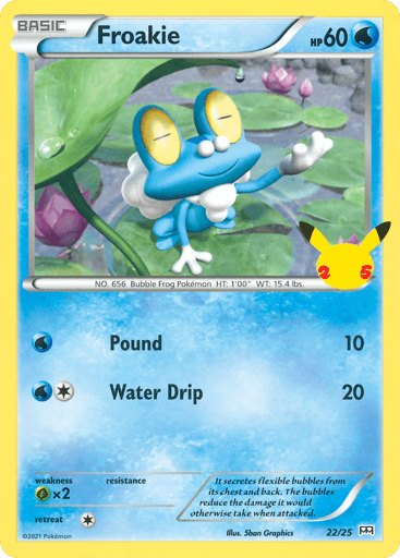 Froakie - McDonald's Collection 2021 22