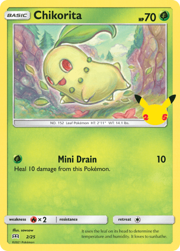 Chikorita - McDonald's Collection 2021 2