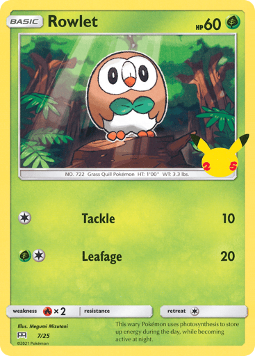 Rowlet - McDonald's Collection 2021 7