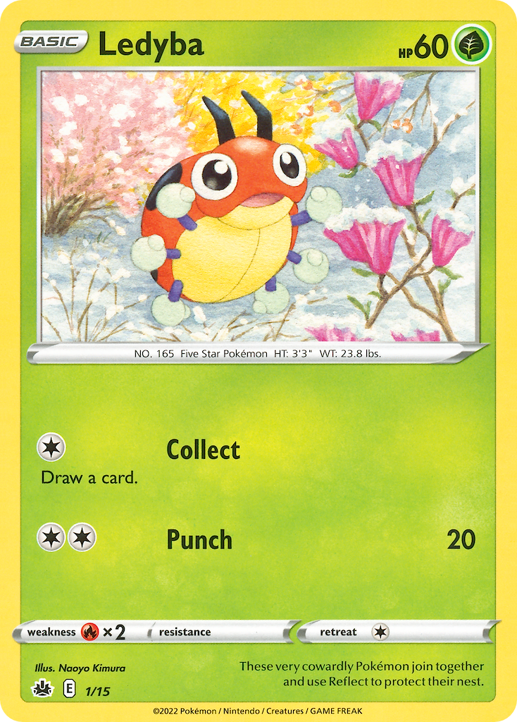 Ledyba – McDonald's Collection 2022 1/15 Pokémon card