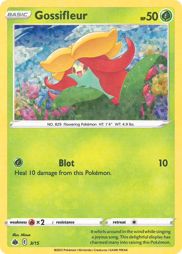 Gossifleur – McDonald's Collection 2022 3/15 Pokémon card