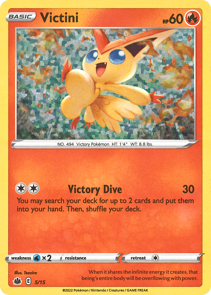 Victini – McDonald's Collection 2022 5/15 Pokémon card
