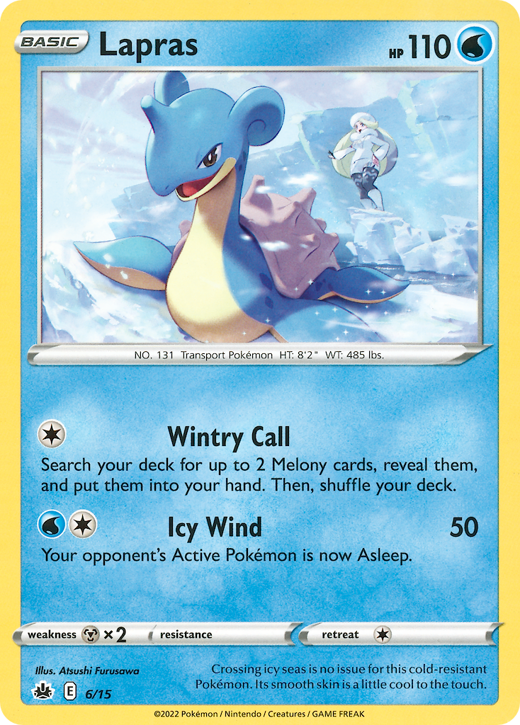 Lapras – McDonald's Collection 2022 6/15 Pokémon card