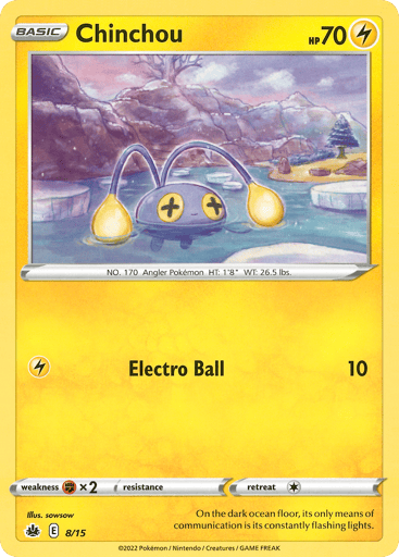 Chinchou - McDonald's Collection 2022 8
