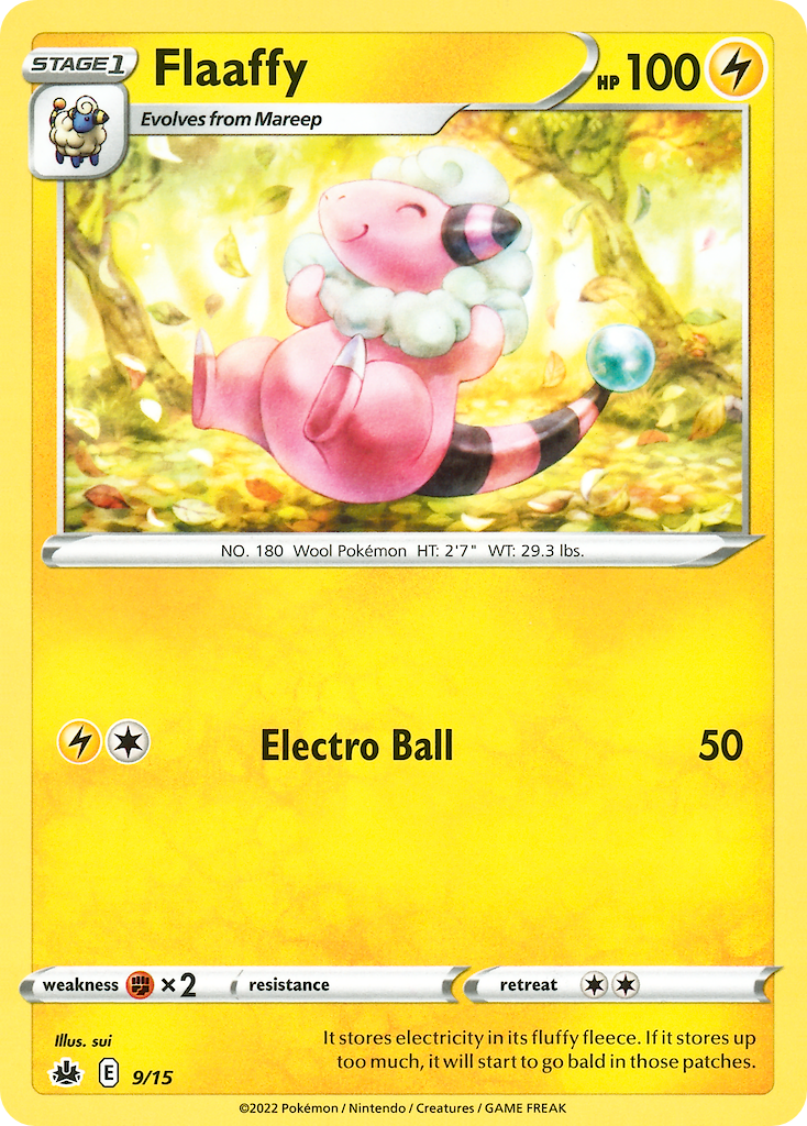 Flaaffy – McDonald's Collection 2022 9/15 Pokémon card