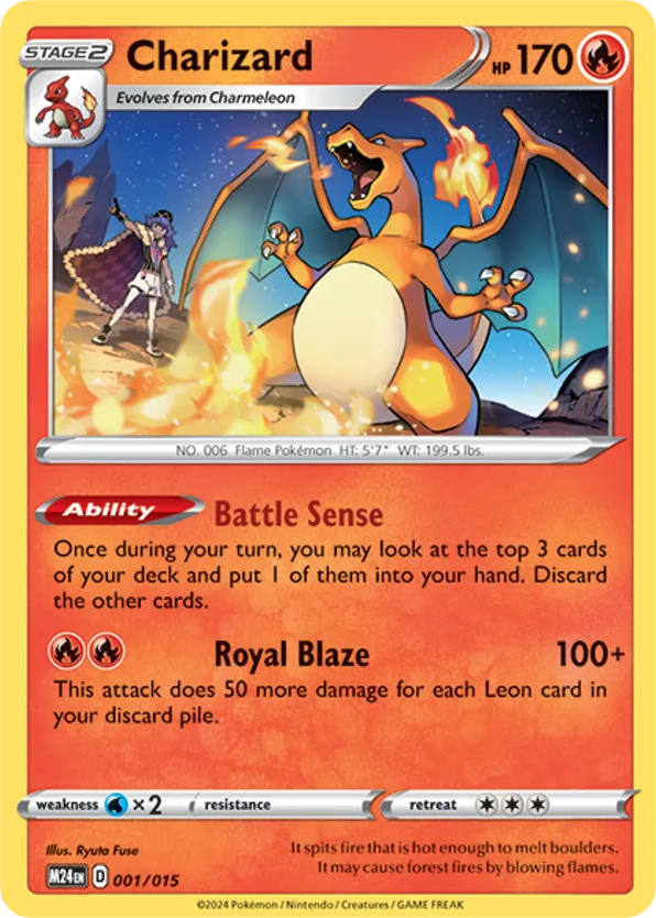Charizard – McDonald's Collection 2024 001/015 Pokémon card