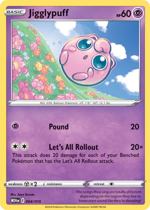 Jigglypuff – McDonald's Collection 2024 004/015 Pokémon card