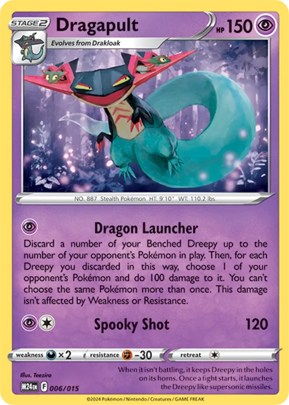 Dragapult – McDonald's Collection 2024 006/015 Pokémon card