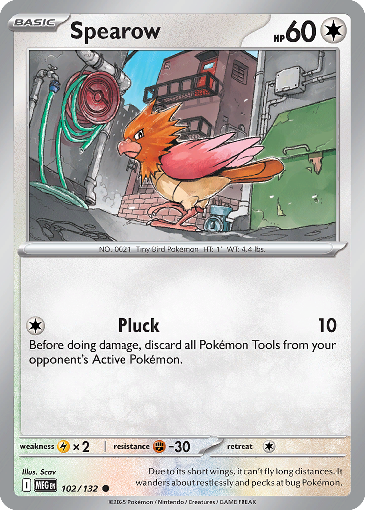 Spearow – Mega Evolution 102/132 Pokémon card