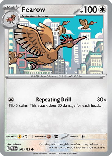 Fearow - Mega Evolution 103