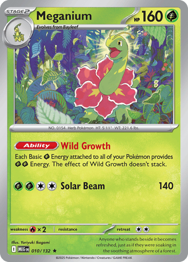 Meganium - Mega Evolution 10