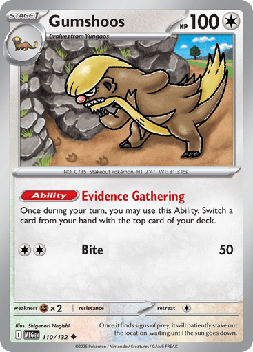 Gumshoos - Mega Evolution 110