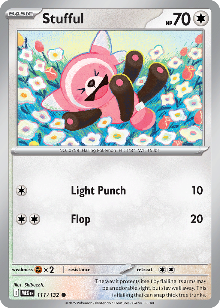 Stufful – Mega Evolution 111/132 Pokémon card