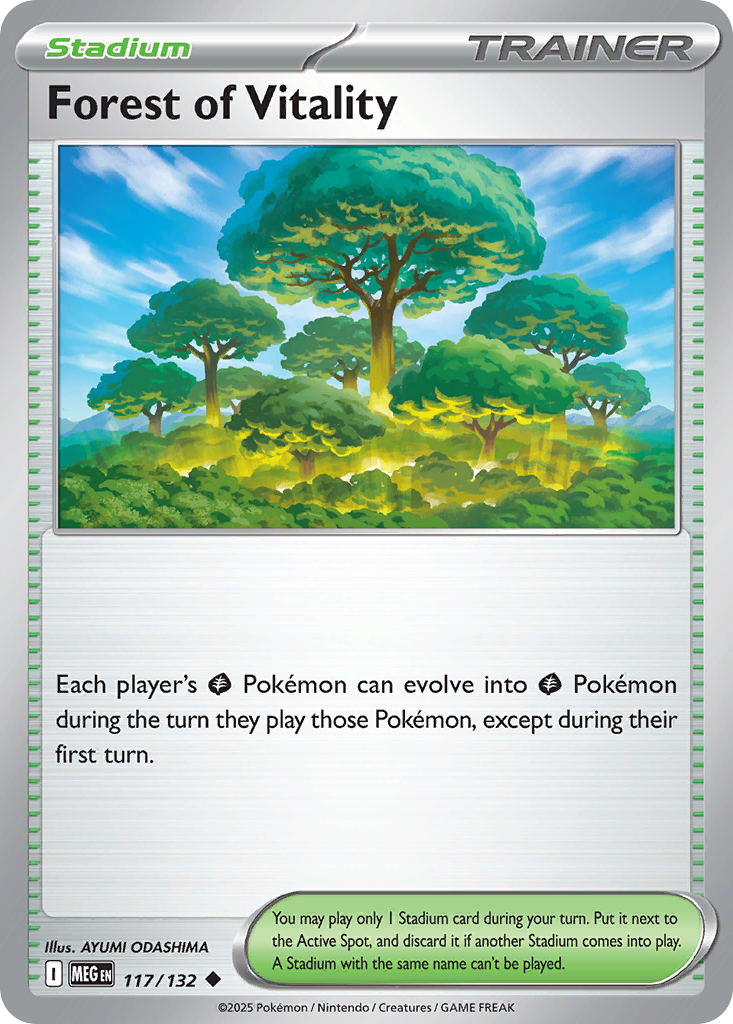 Forest of Vitality – Mega Evolution 117/132 Pokémon card