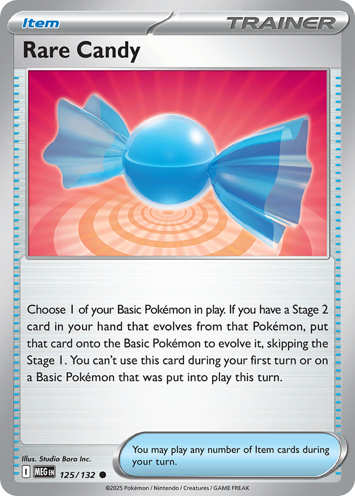 Rare Candy – Mega Evolution 125/132 Pokémon card