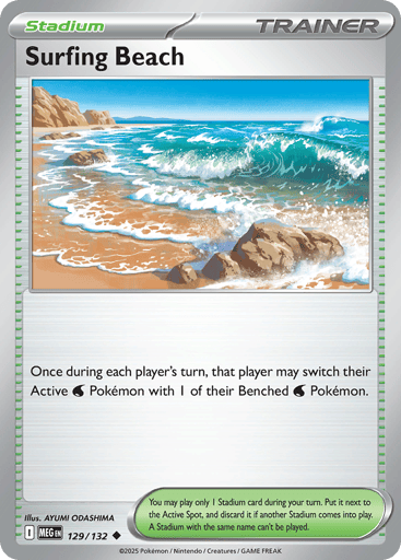 Surfing Beach - Mega Evolution 129