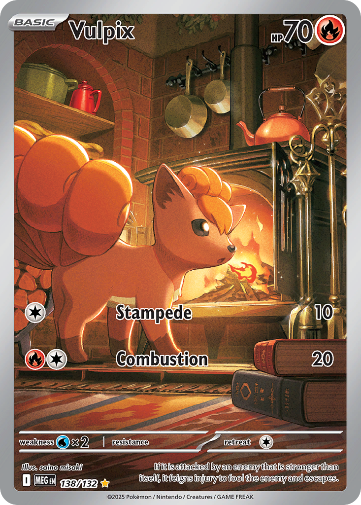 Vulpix – Mega Evolution 138/132 Pokémon card