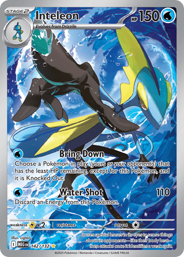 Inteleon - Mega Evolution 142