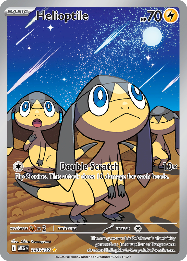 Helioptile – Mega Evolution 143/132 Pokémon card