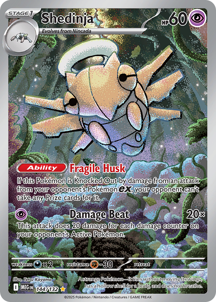 Shedinja – Mega Evolution 144/132 Pokémon card