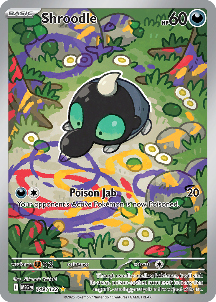 Shroodle – Mega Evolution 149/132 Pokémon card