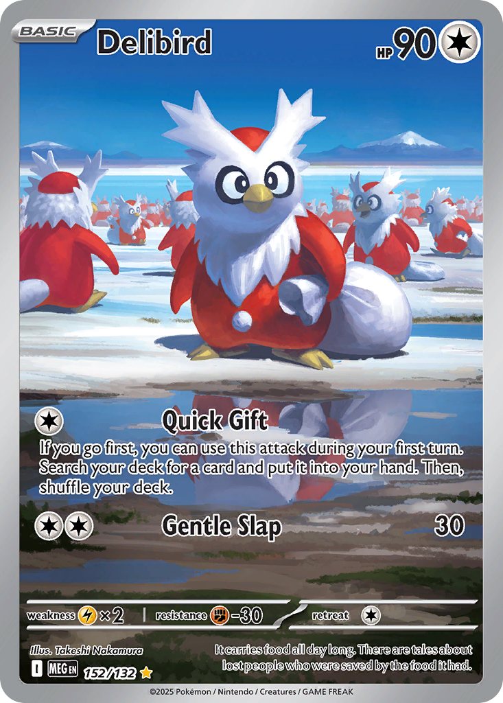 Delibird – Mega Evolution 152/132 Pokémon card