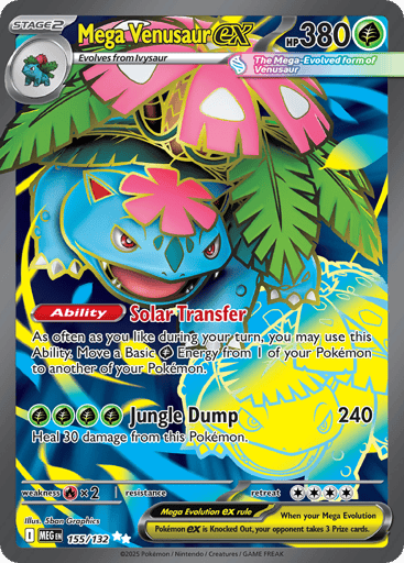 Mega Venusaur ex - Mega Evolution 155