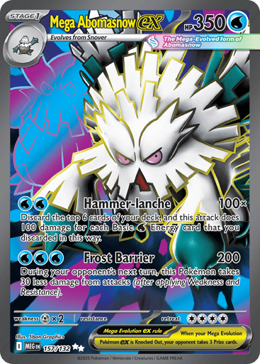 Mega Abomasnow ex - Mega Evolution 157