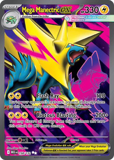 Mega Manectric ex - Mega Evolution 158
