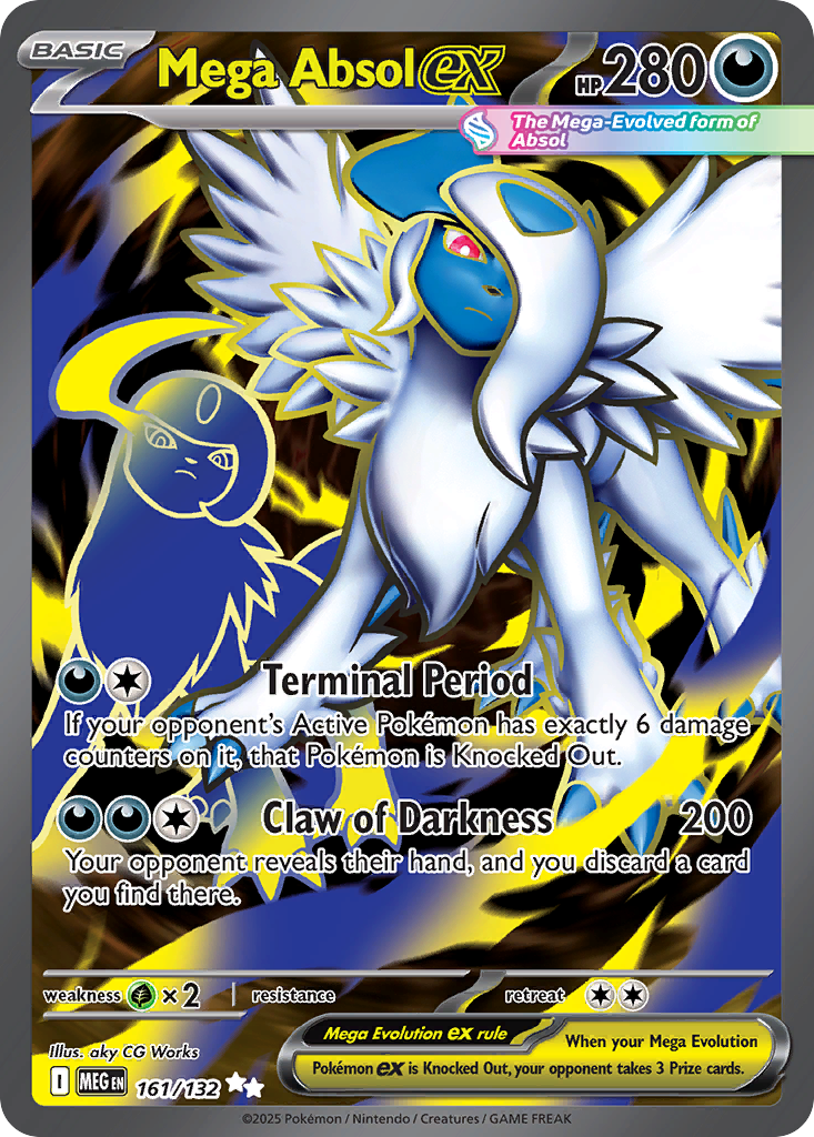 Mega Absol ex – Mega Evolution 161/132 Pokémon card