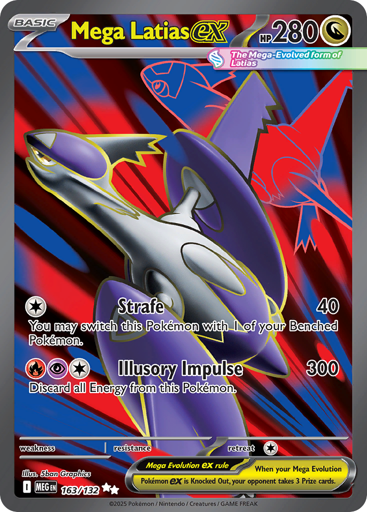 Mega Latias ex – Mega Evolution 163/132 Pokémon card
