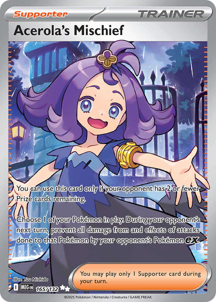 Acerola's Mischief – Mega Evolution 165/132 Pokémon card