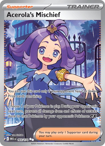 Acerola's Mischief - Mega Evolution 165