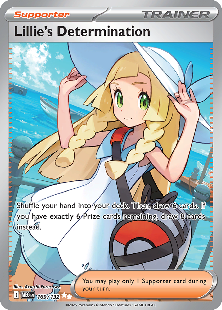 Lillie's Determination – Mega Evolution 169/132 Pokémon card