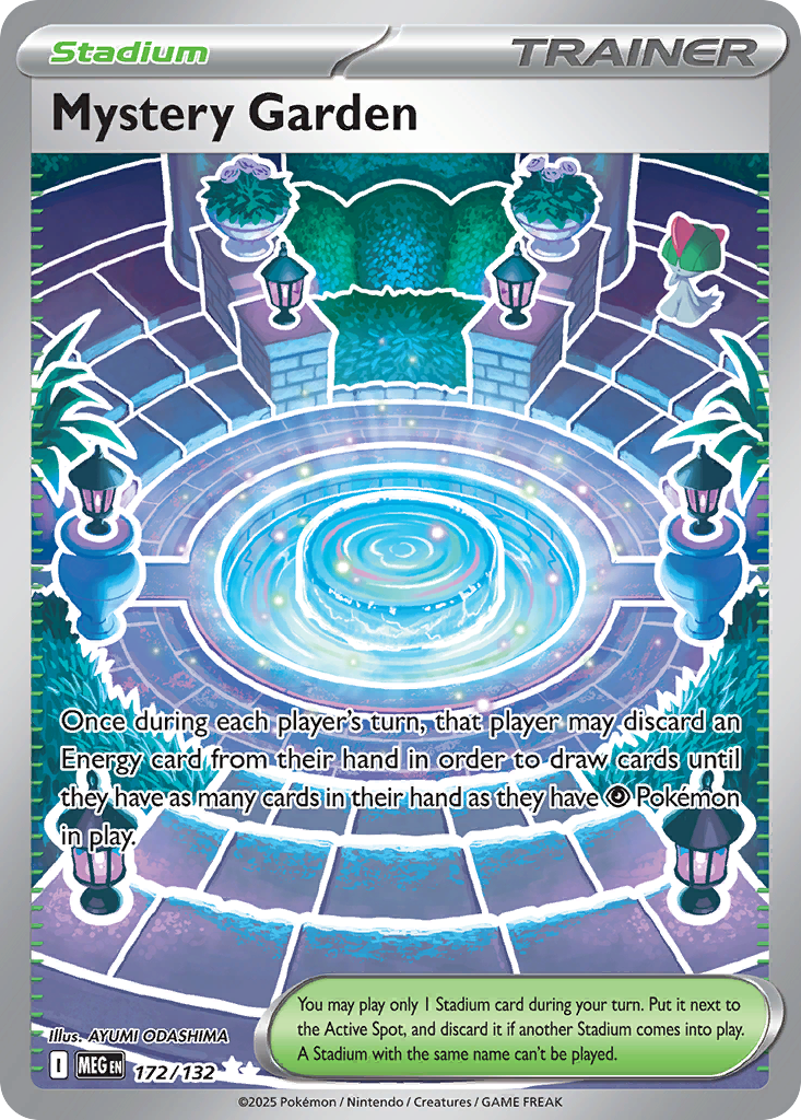 Mystery Garden – Mega Evolution 172/132 Pokémon card