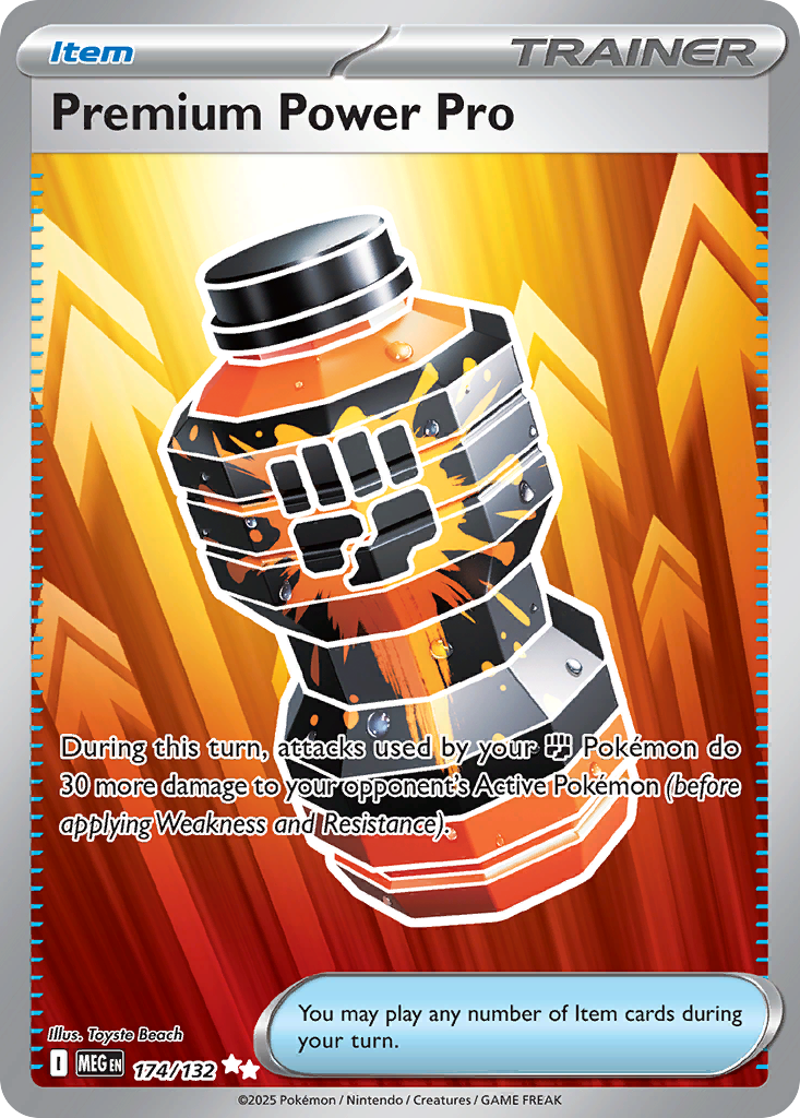 Premium Power Pro – Mega Evolution 174/132 Pokémon card